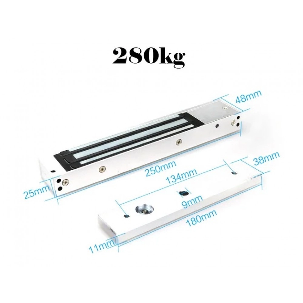 OPTEX MANYETİK KİLİT - 280 KG - SU GEÇİRMEZ - 2 Kablo